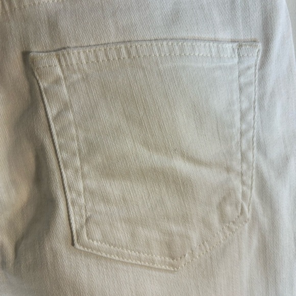 ADRIANO GOLDSCHMIED Sz 28R Ex-Boyfriend Slouchy Slim White Jeans High Waisted - Picture 10 of 11